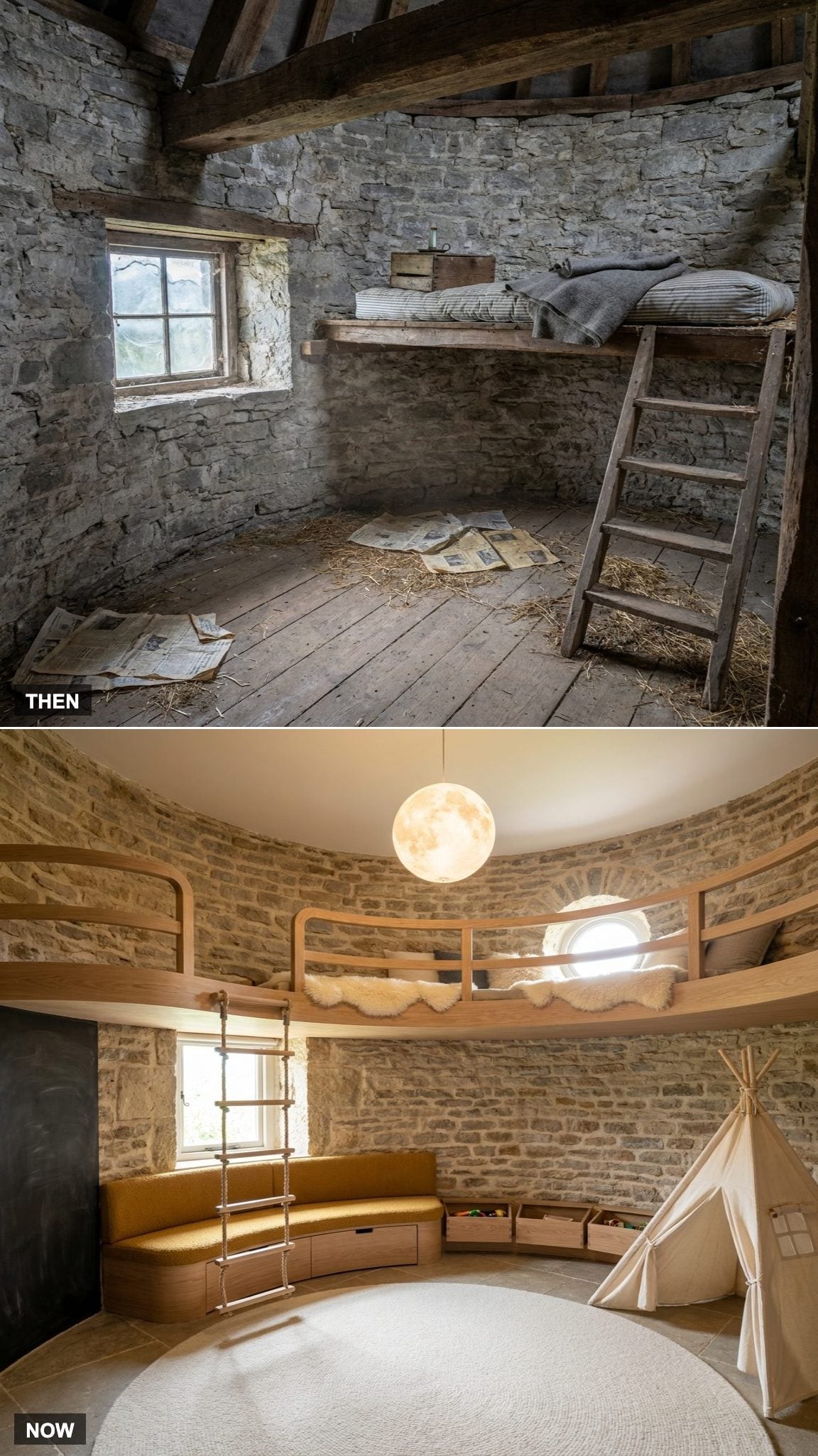Children's Playroom With Built-In Lofts