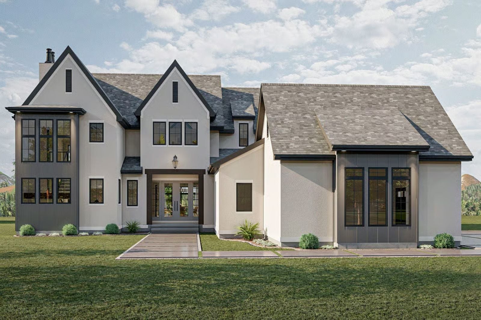 Clairehollow 4-Bedroom Transitional House Plan with Flexible Loft (3,696 Sq. Ft. Floor Plan)