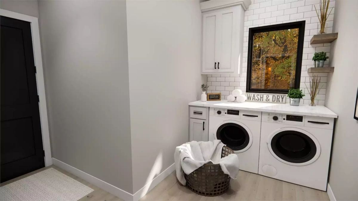 Subway Tile, Side-by-Side Machines, and a Laundry Room That Finally Earns Its Square Footage