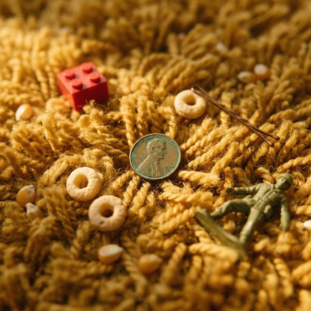 The Coins, Cheerios, and Small Toys That Lived in the Pile Forever
