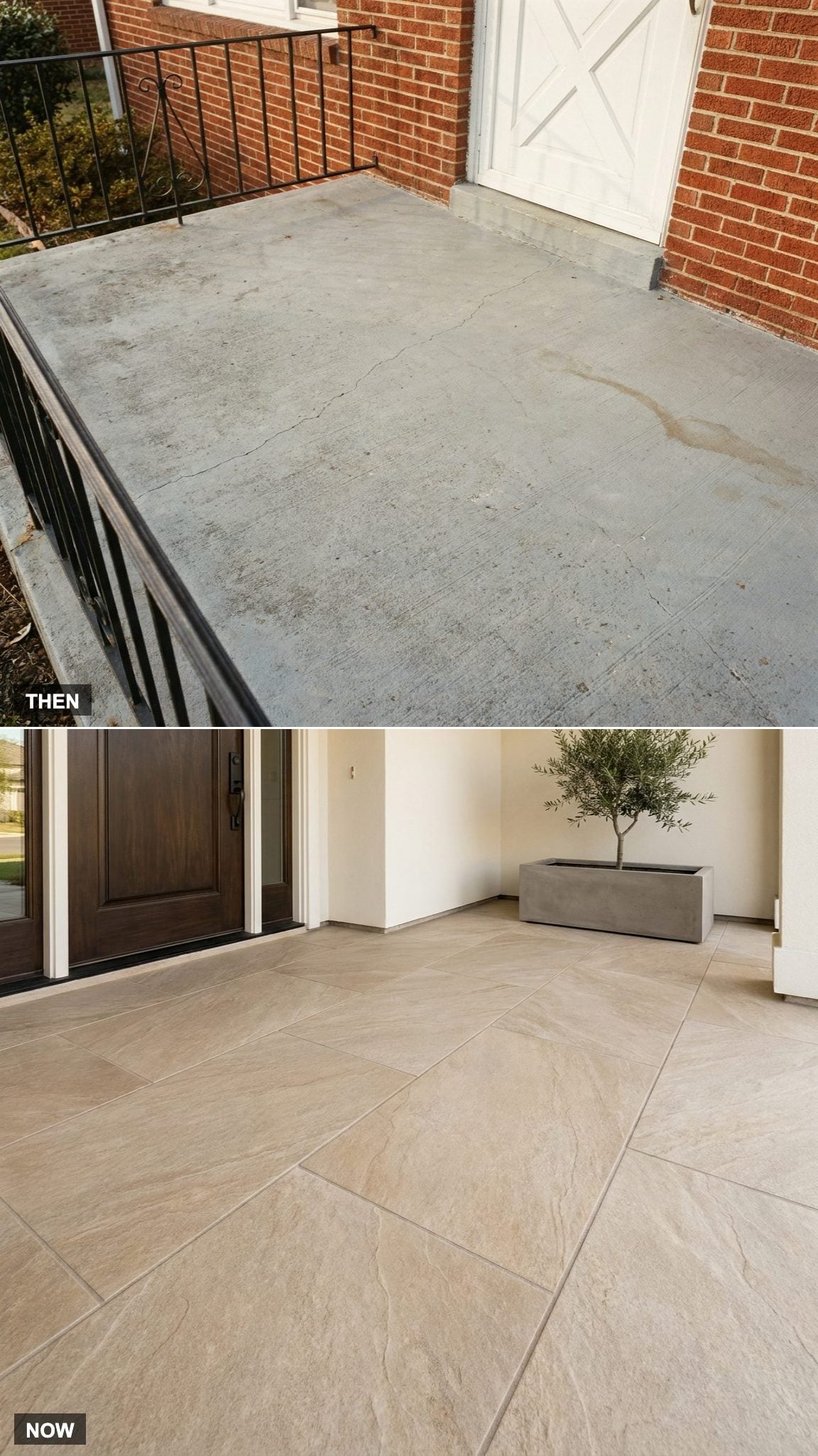 Concrete Porch Slabs vs. Decorative Pavers