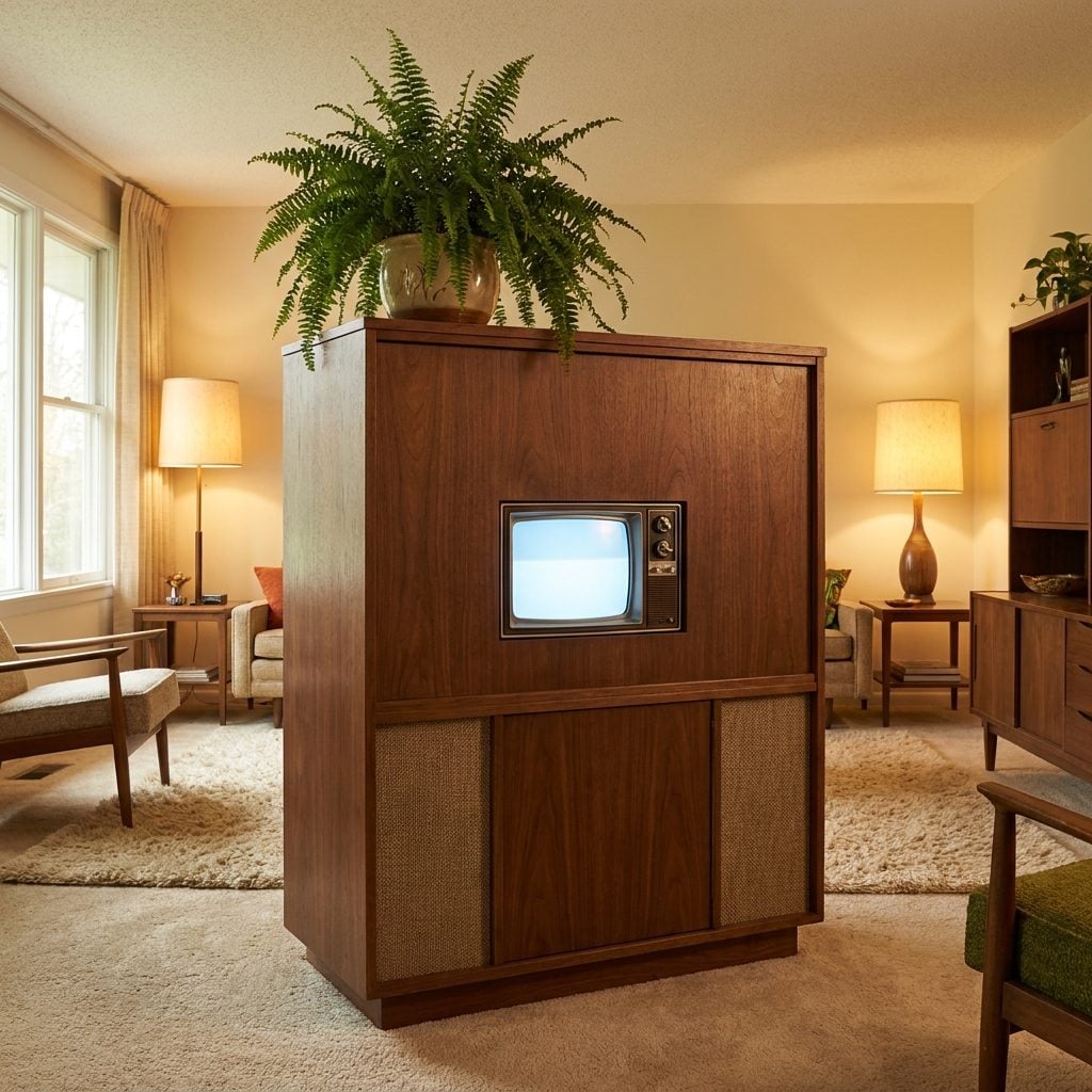 A Console Television That Doubles as Furniture