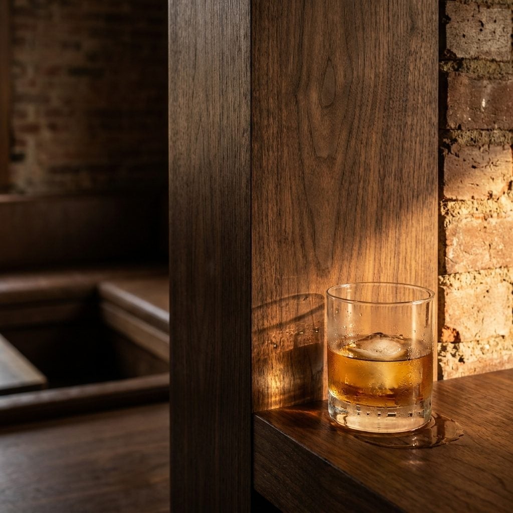The Corner Column That Everyone Rested Their Drink On (And Definitely Shouldn't Have)
