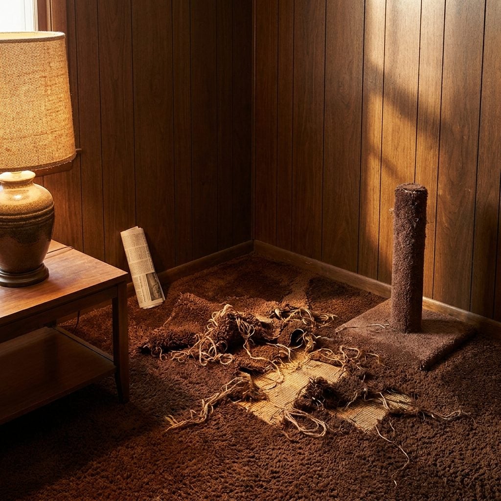 The Corner Where the Cat Had Been Working on the Same Patch for Six Years
