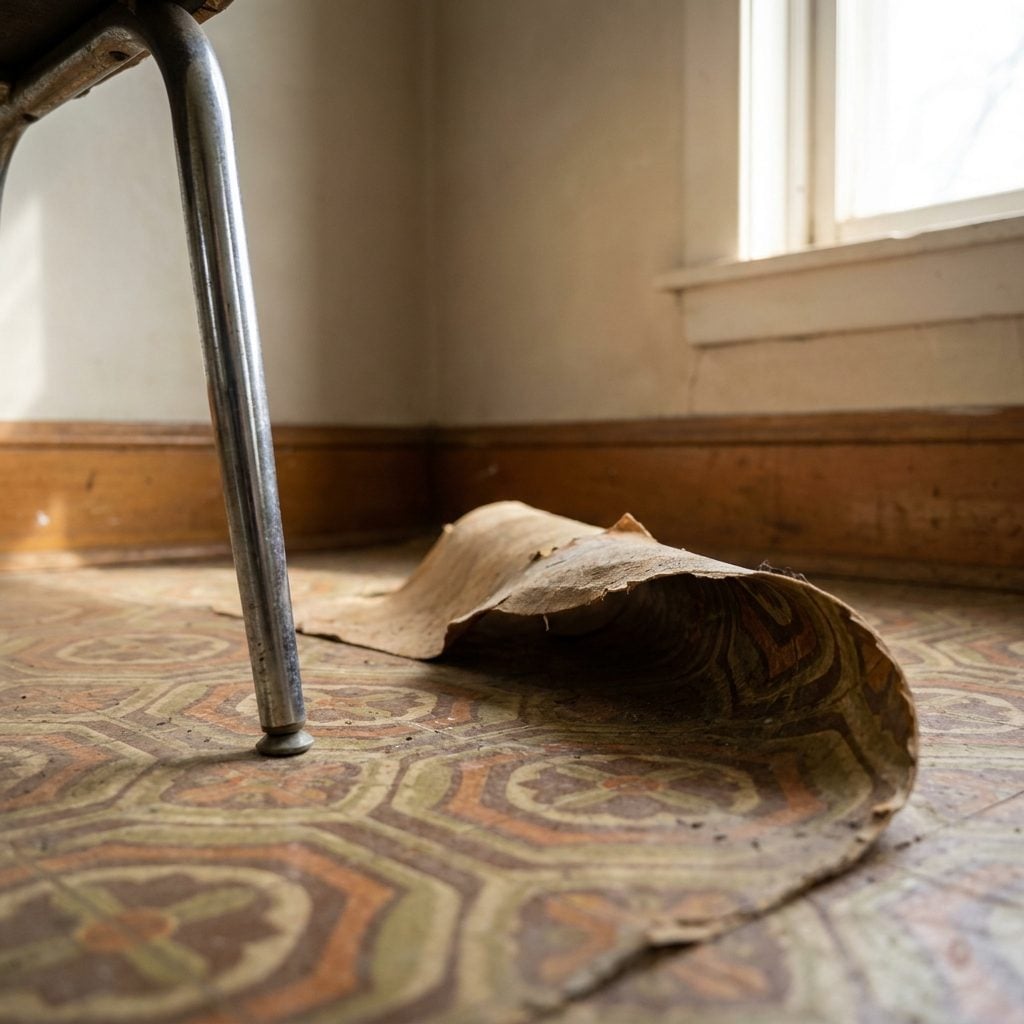 The Corner Where the Linoleum Peeled and Nobody Fixed It