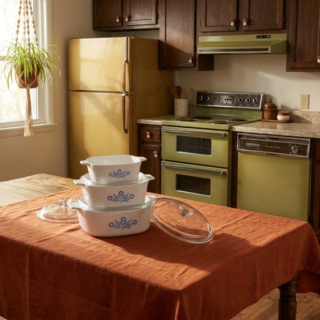 A Corning Ware Casserole Set: About $25 for the Boxed Collection