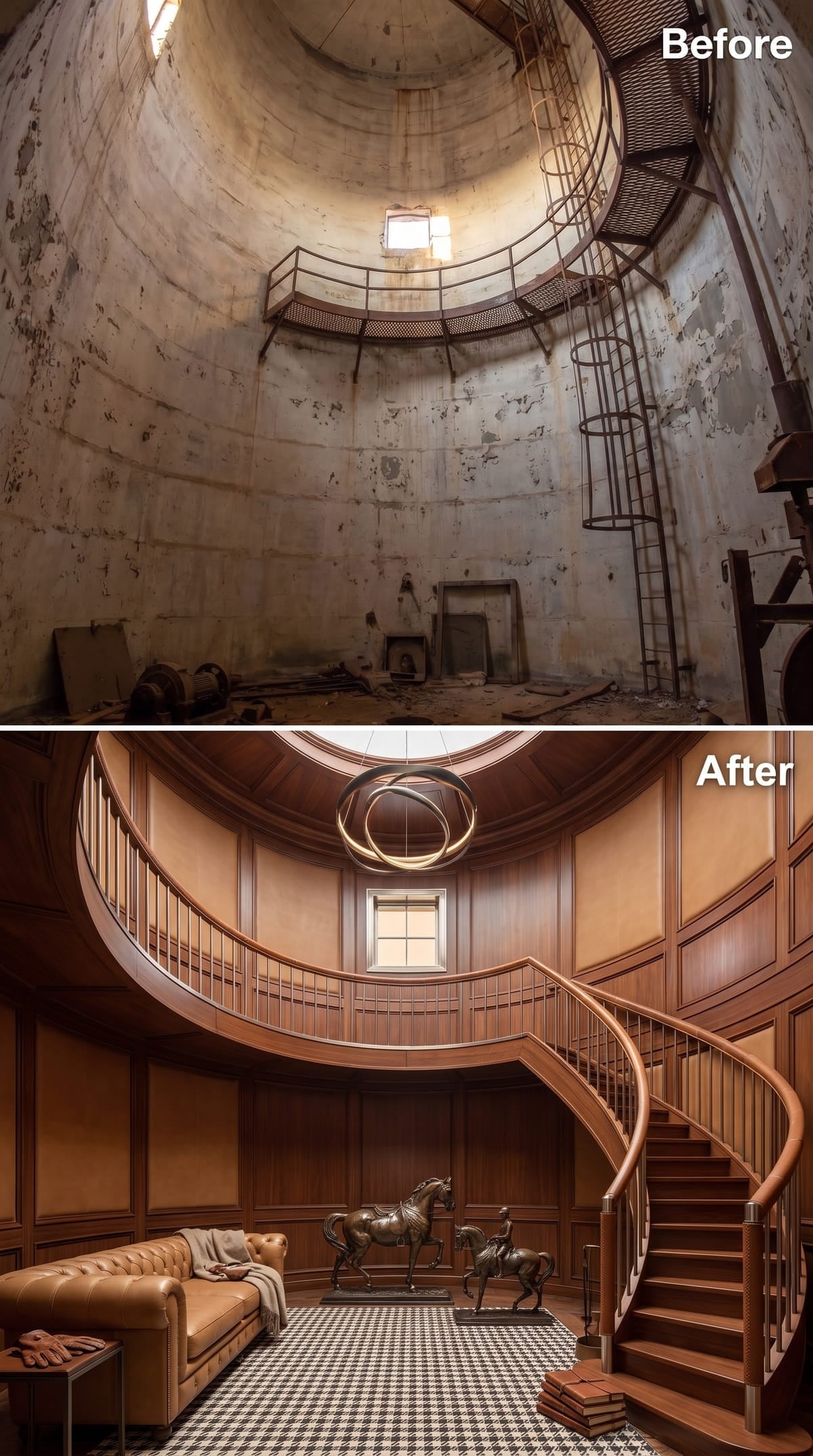 Walnut Paneling, a Spiral Grand Stair, and the Bronze Horse Nobody Was Expecting