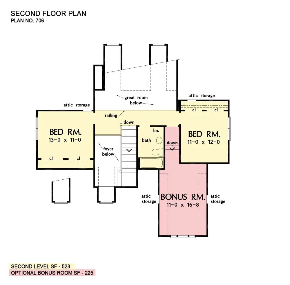 Floor Plan - Second Floor