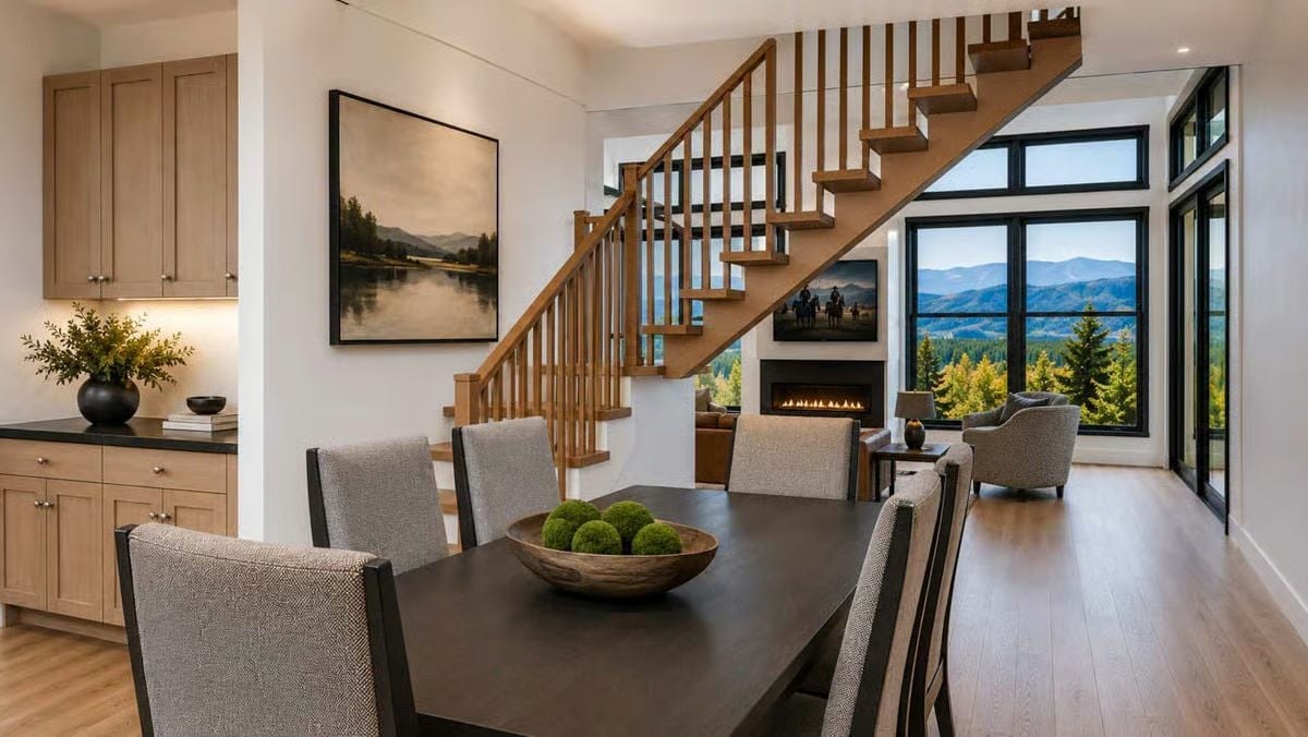 Floating Oak Staircase Earns Every Inch of Attention It Gets