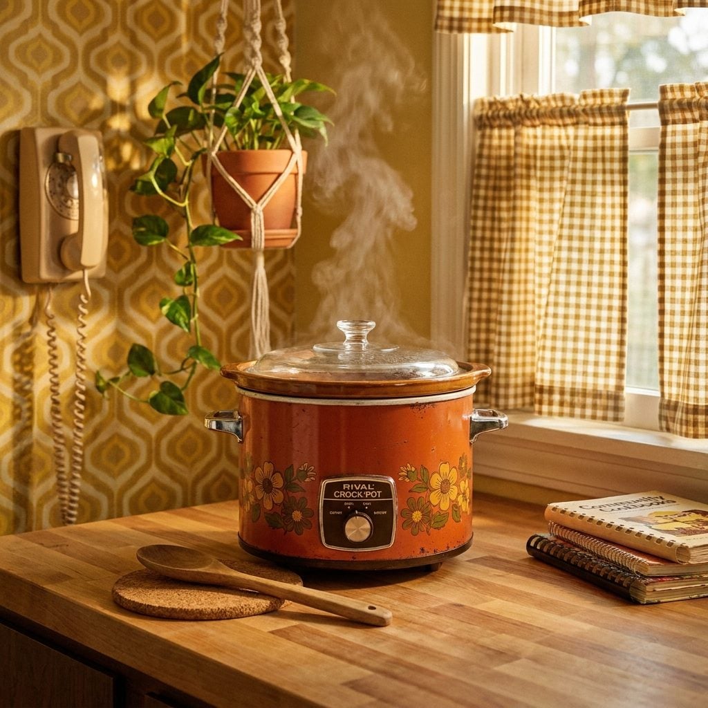 A Crock-Pot Slow Cooker: About $25 in 1975