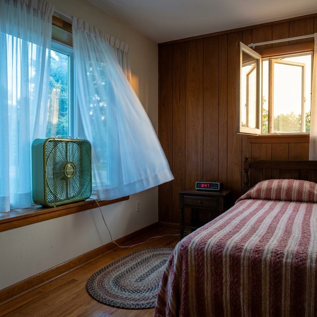 Cross-Breeze Engineering With Two Windows and a Box Fan