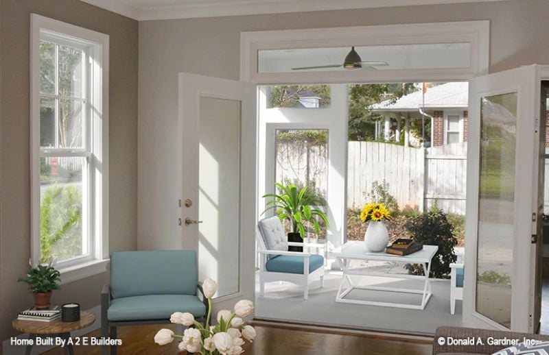 French Doors to a Screened Porch Make Every Room Feel Bigger Than It Is