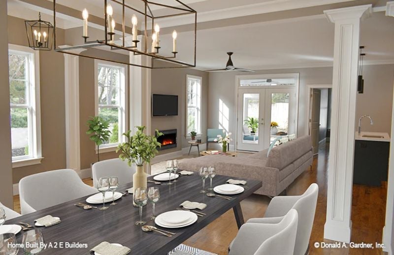Open Plan Done Right, With a Fireplace You'll Actually Sit In Front Of