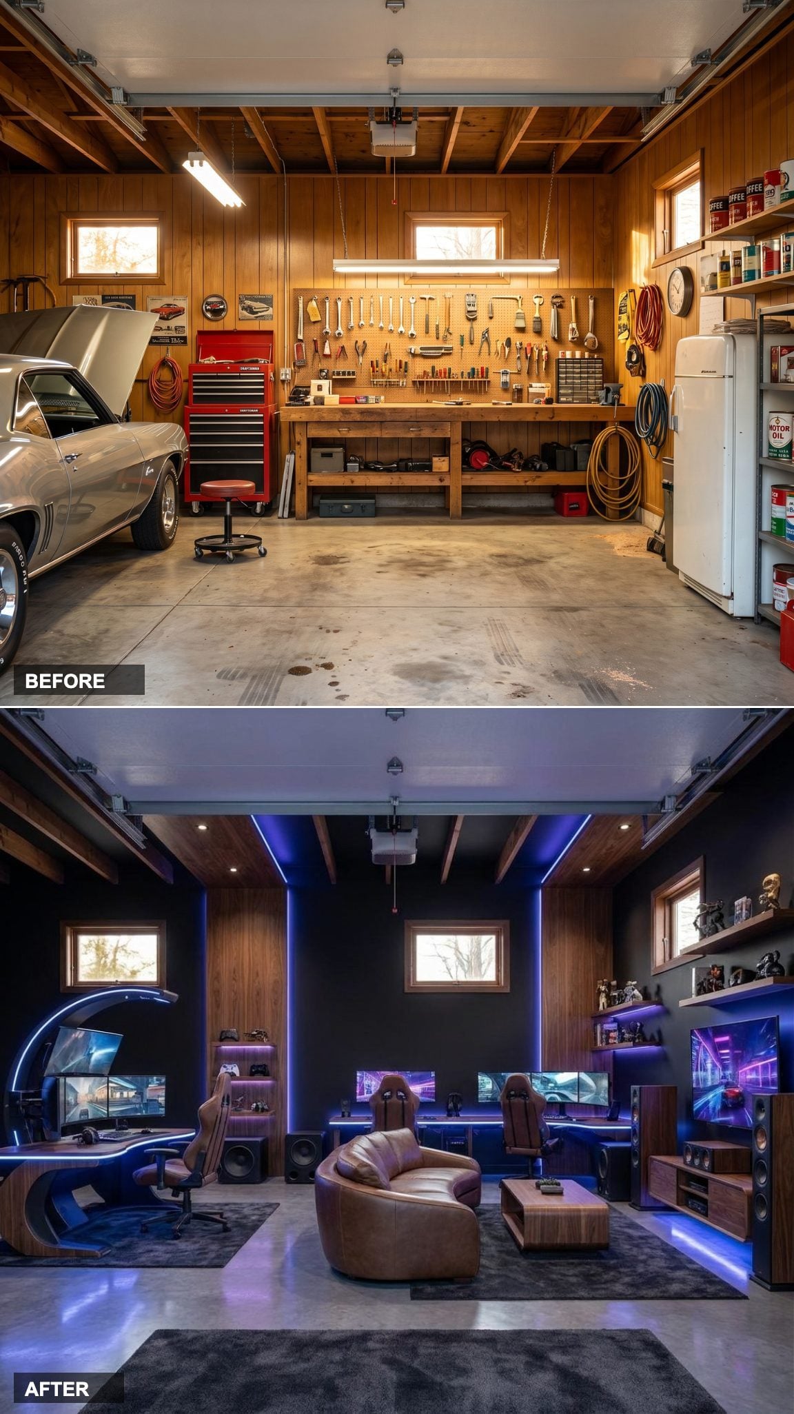 Curved Gaming Stations, Matte Black Walls, and Ambient LED Architecture: The Lounge That Takes Gaming Seriously
