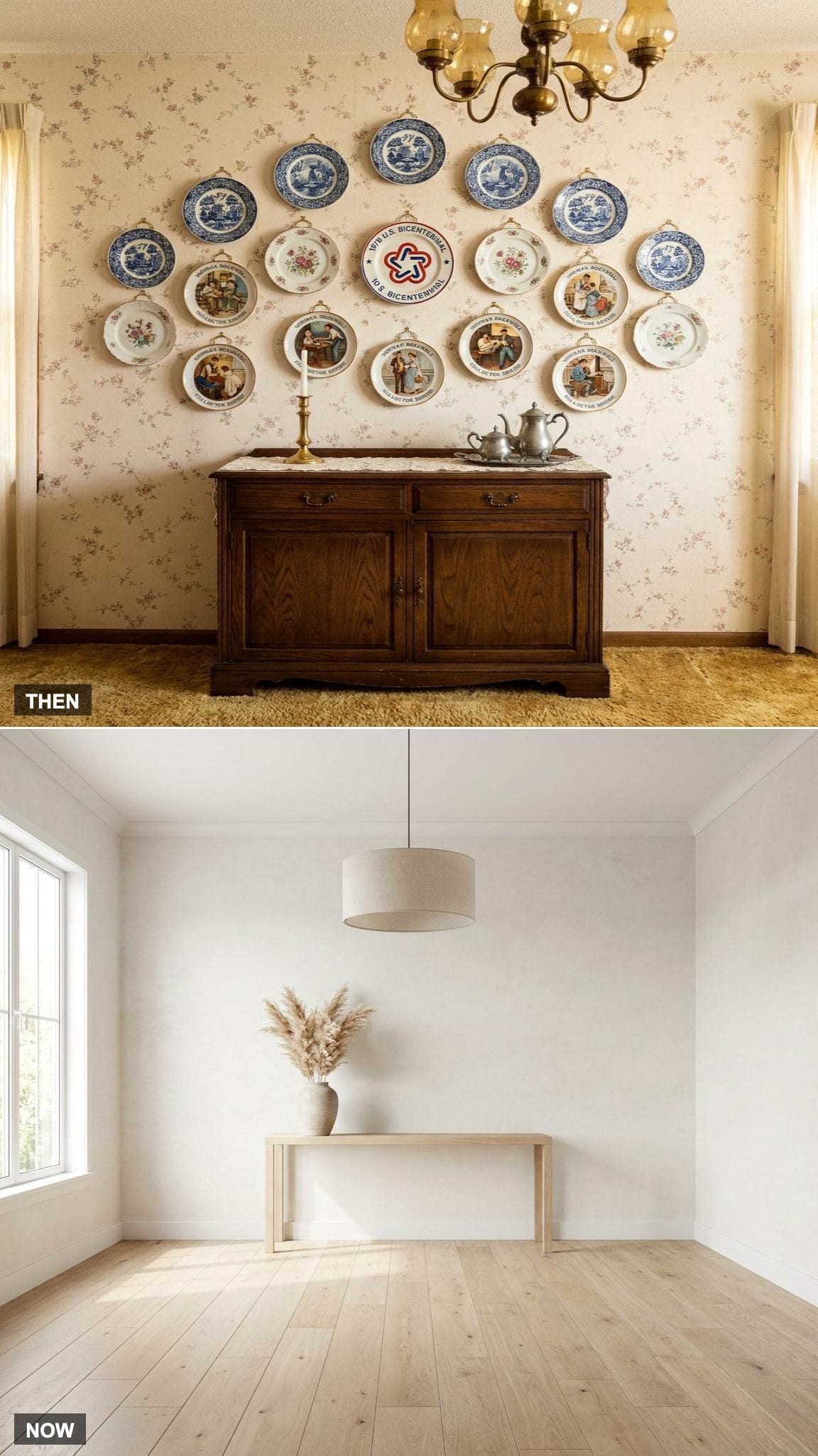 A Wall of Collector Plates Announced Everything You Owned