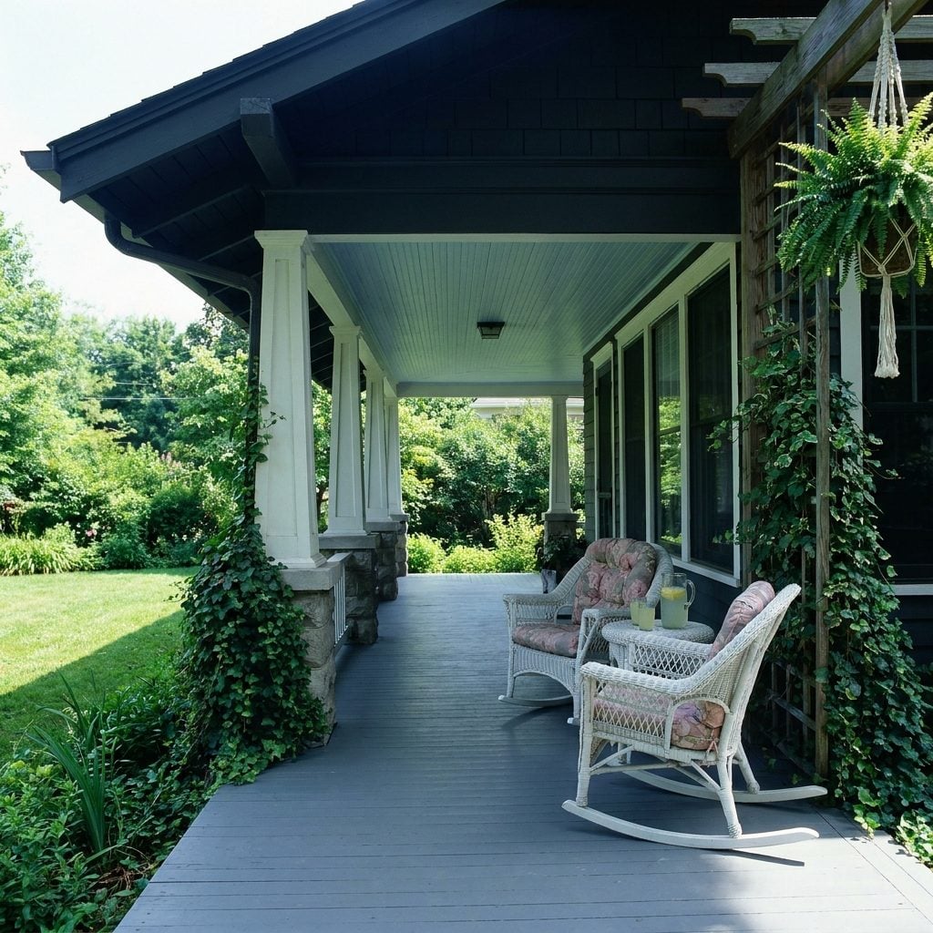 The Deep Overhang and the Wraparound Porch