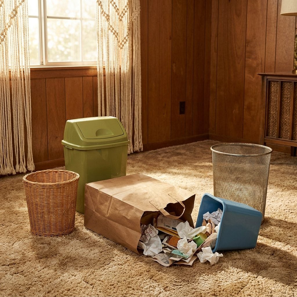 Emptying Every Wastebasket in the House Into One Grocery Bag