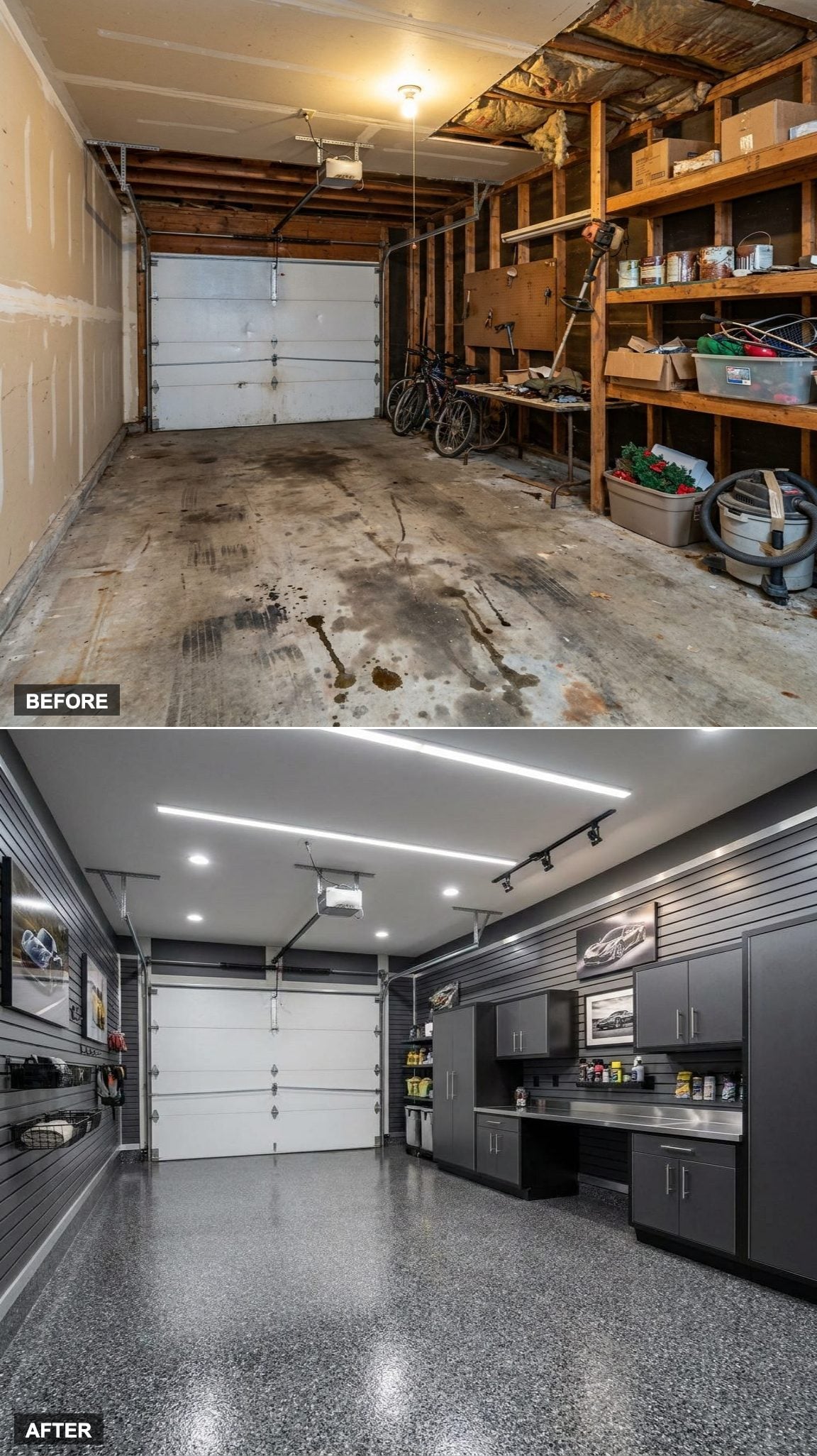 Epoxy Floors and Slatwall: The Automotive Showroom Hiding in Your Garage