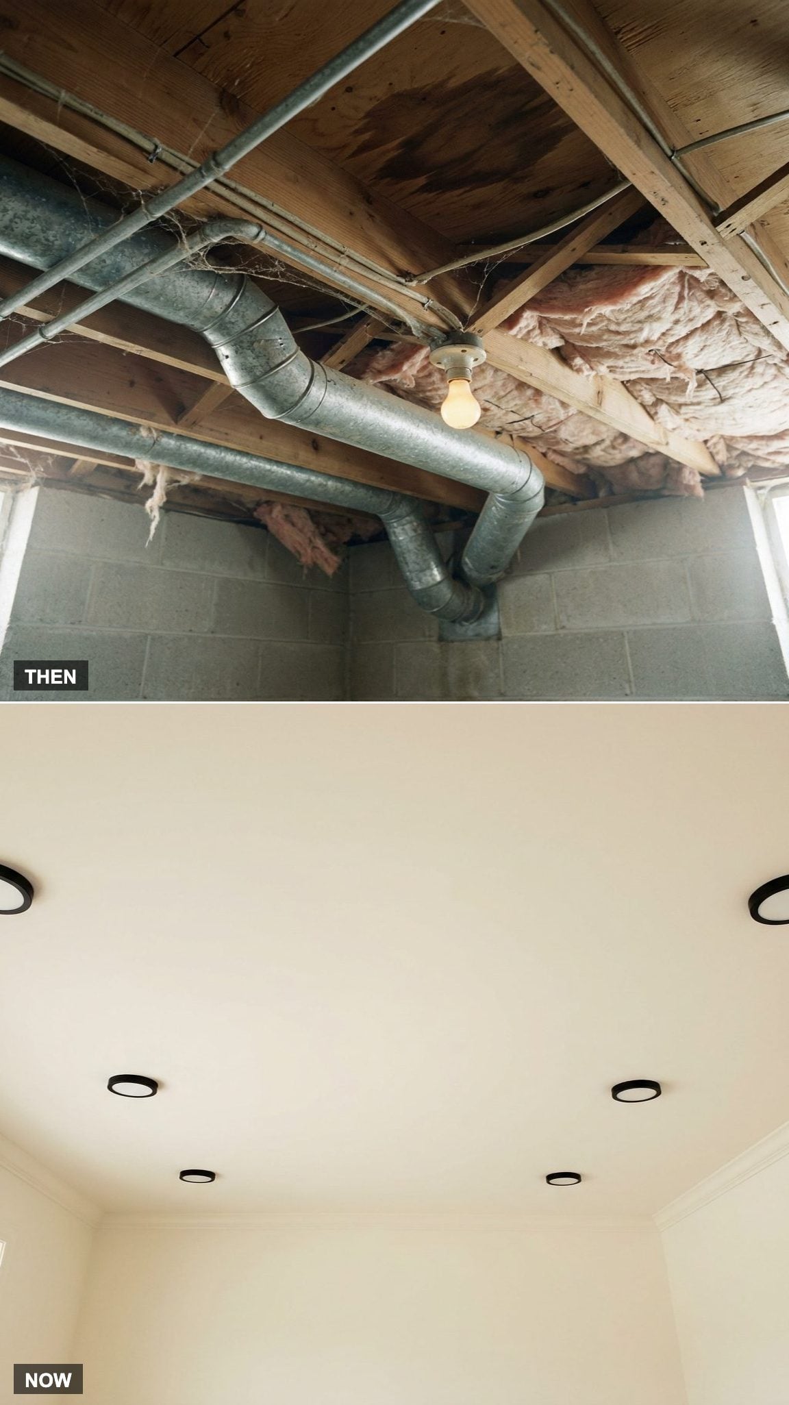 The Exposed Joist Ceiling That Rained Dust When Someone Walked Upstairs