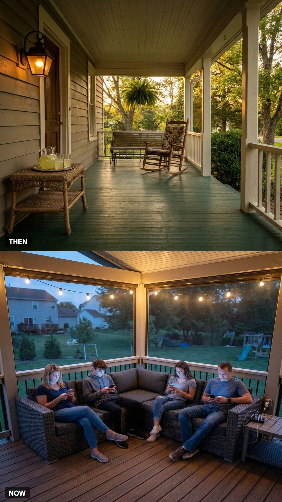 Family Conversations vs. Smartphone Scrolling
