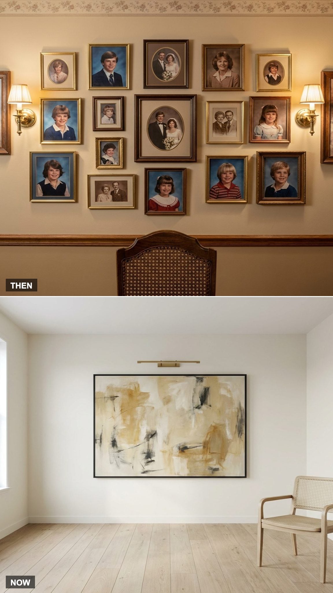 The Family Photo Gallery Wall Became the Statement Art Moment