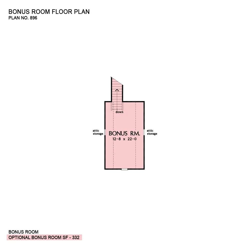 Floor Plan - Bonus Room