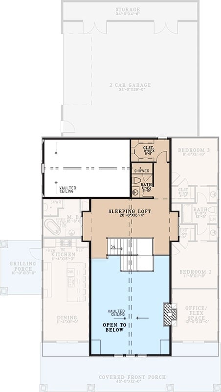 Floor Plan - Second Floor