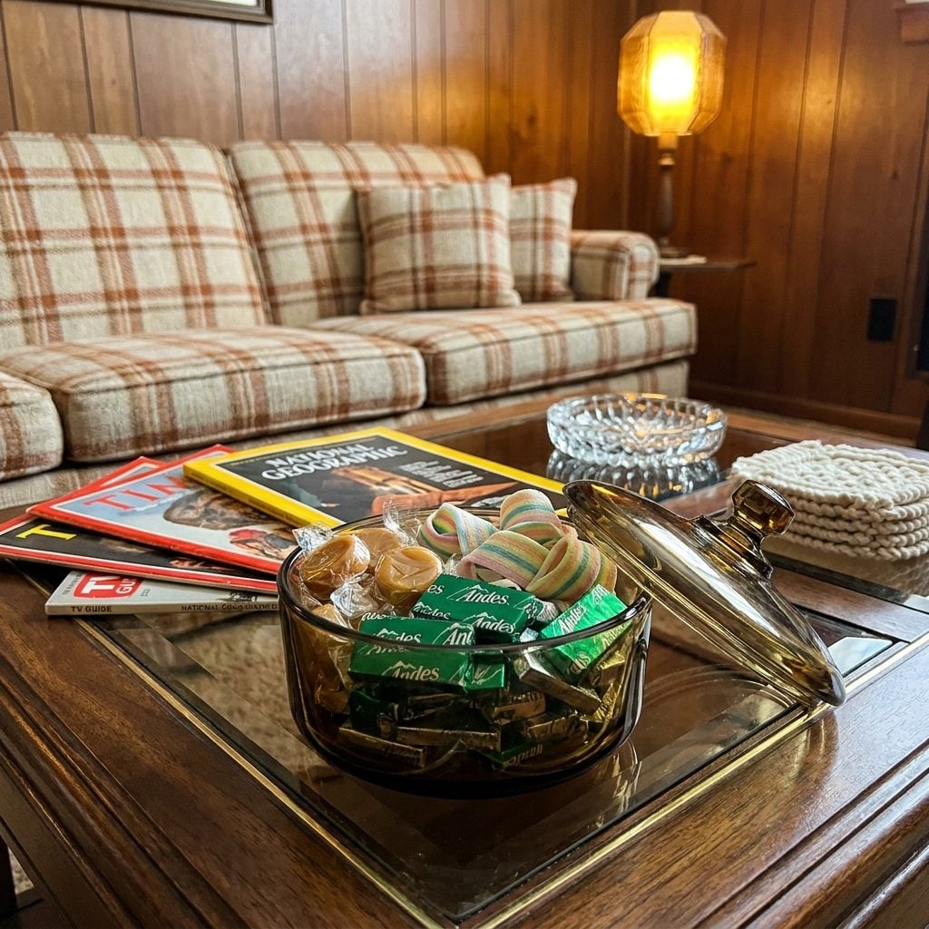 Filling the Candy Dish on the Coffee Table With Something Fancy