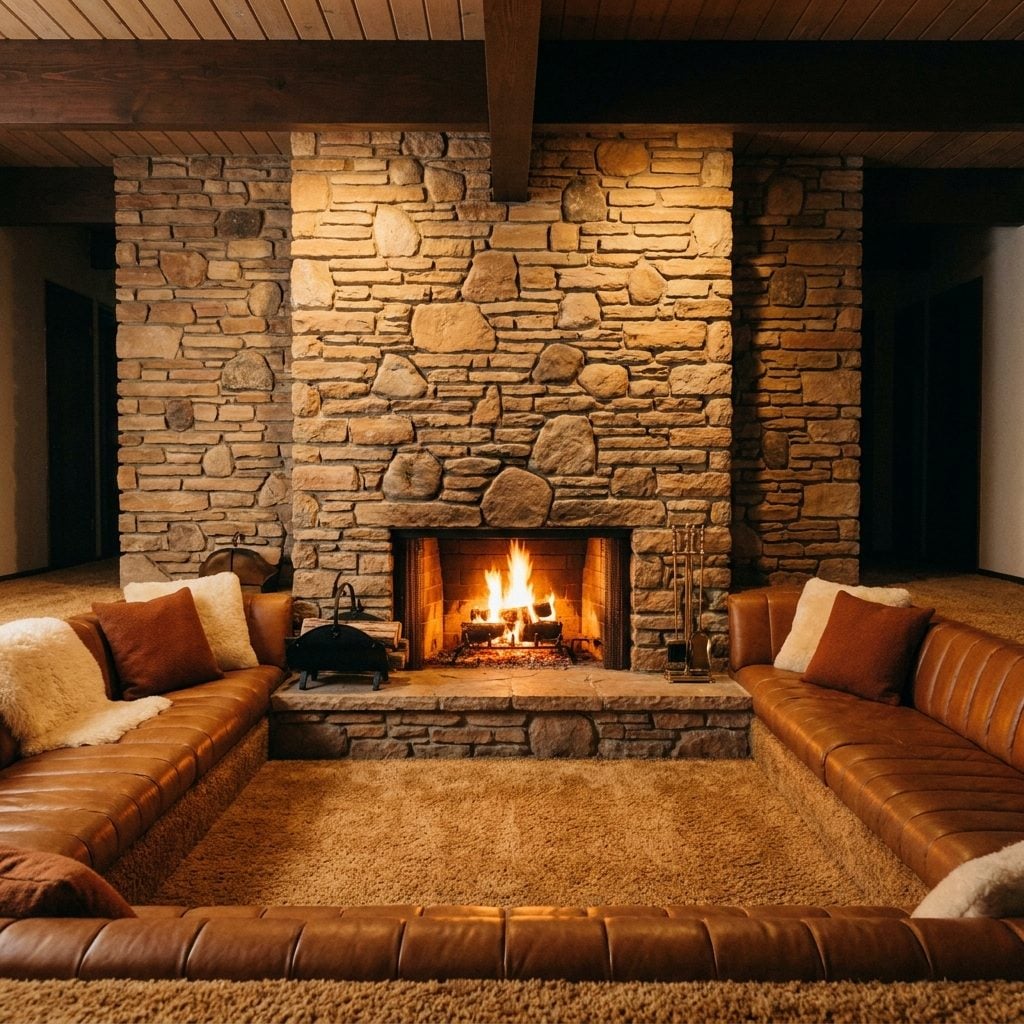The Fireplace That Sat at Eye Level When You Were Sitting Down