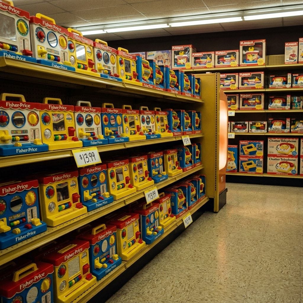 8. A Fisher-Price Activity Center Ran About $14 in 1984