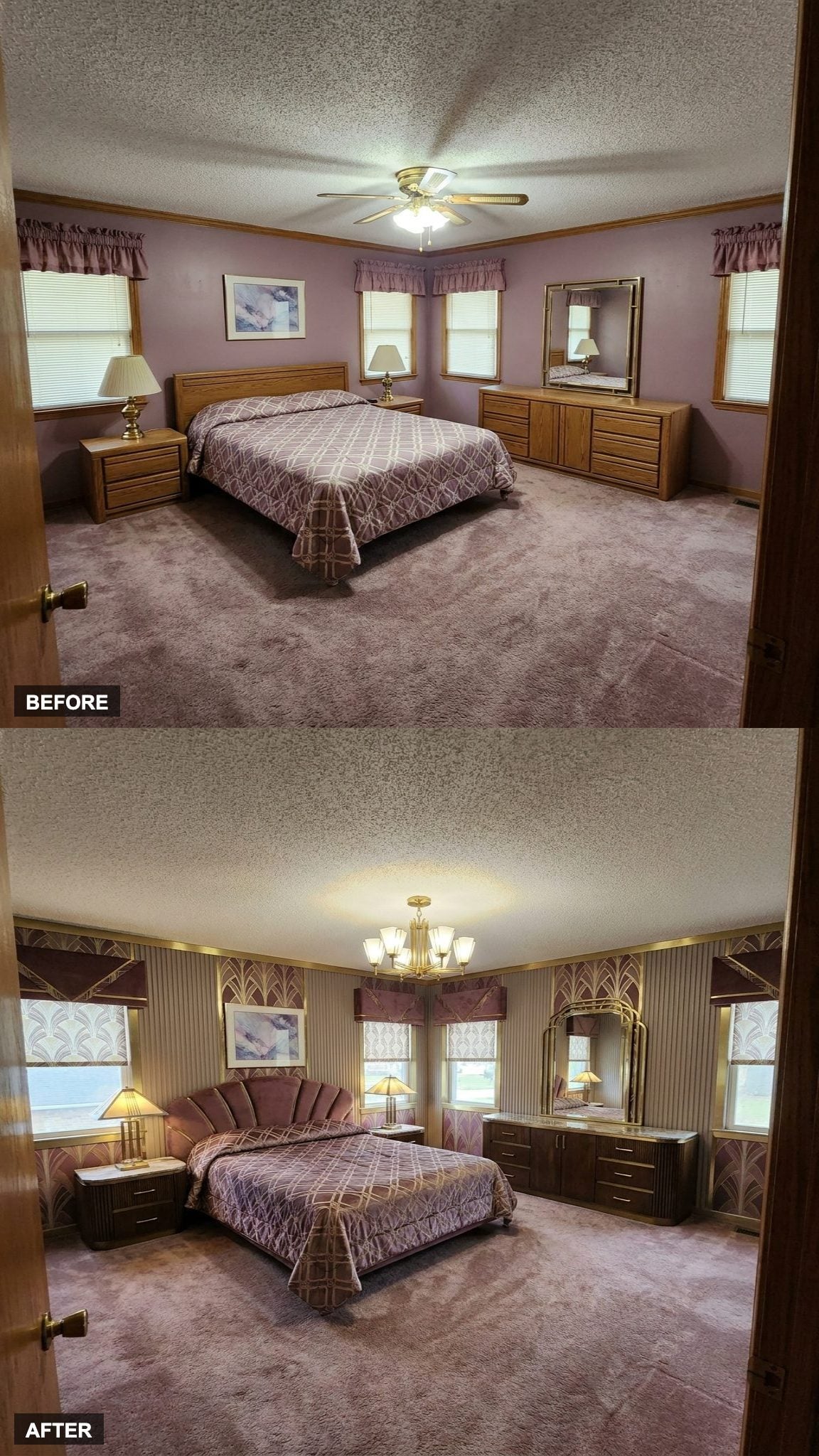 Fluted Wall Panels and Velvet Upholstery Bring Art Deco Back Without the Kitsch