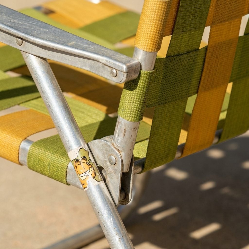 The Folding Aluminum Lawn Chair That Pinched Your Fingers Every Time
