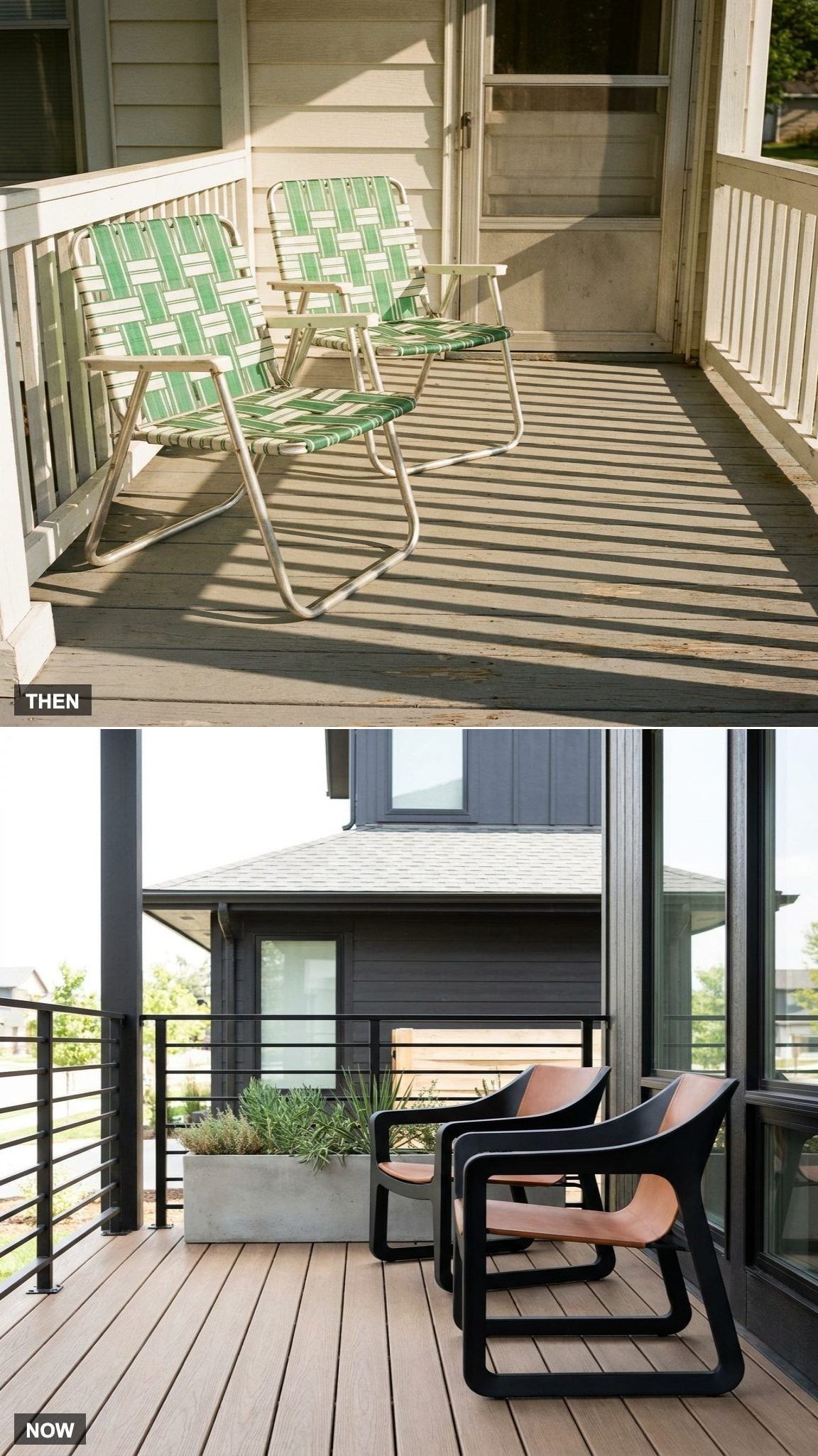 Folding Lawn Chairs vs. Designer Outdoor Furniture