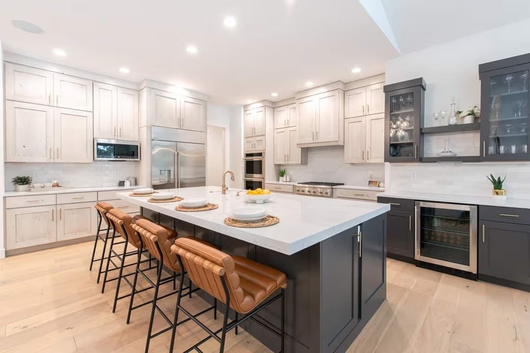 Dark Island, Warm Leather, and a Wine Fridge That Knows Its Place