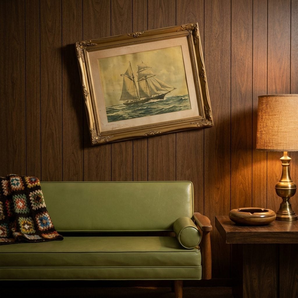 The Framed Print of a Ship or a Stag That Hung Slightly Crooked and Nobody Noticed for Years