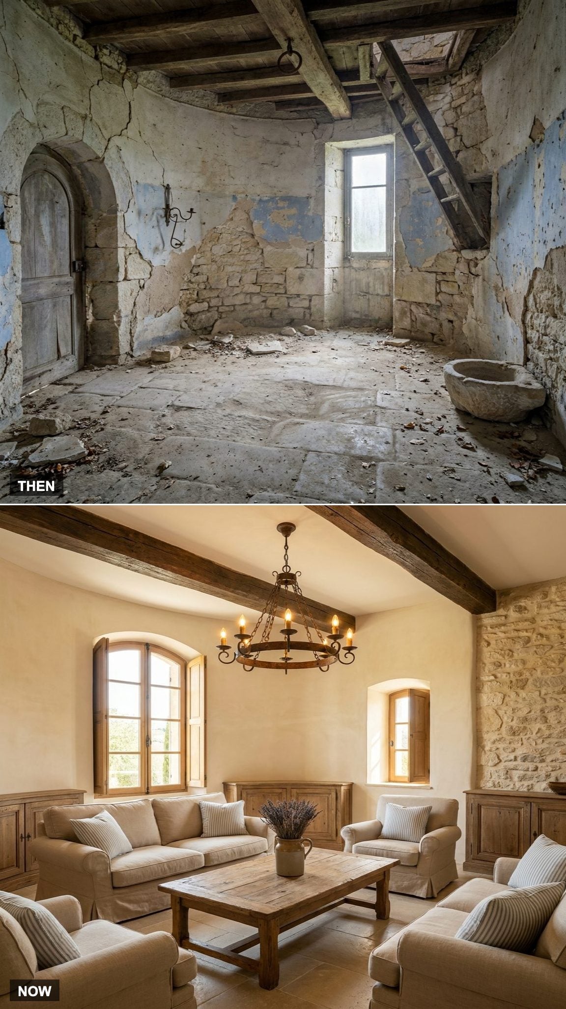 The French Country Living Space