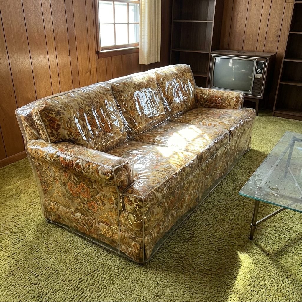 The Good Couch Was Wrapped in Plastic That Stuck to Your Legs All Summer