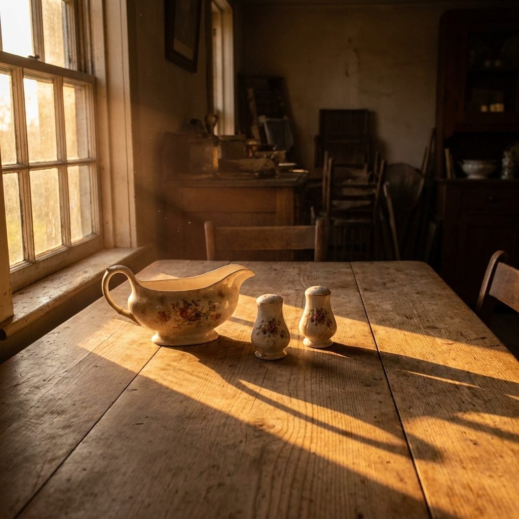 The Gravy Boat Still on the Table Hours After Dinner Was Technically Over
