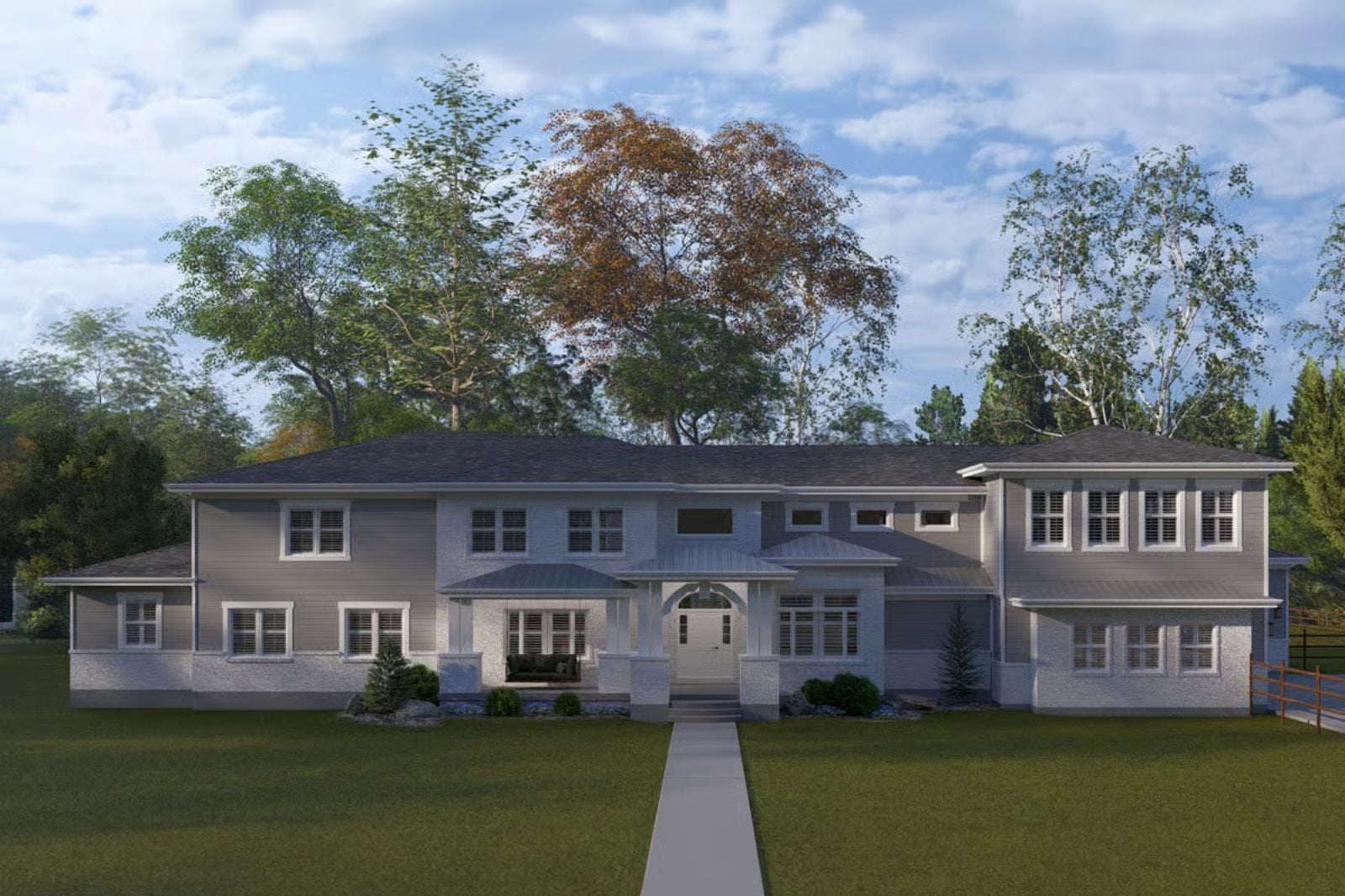 Greystone Hall 5-Bedroom Traditional with Home Theater Designed for Self-Made Homeowners Finally Building What They Always Wanted (Floor Plan)