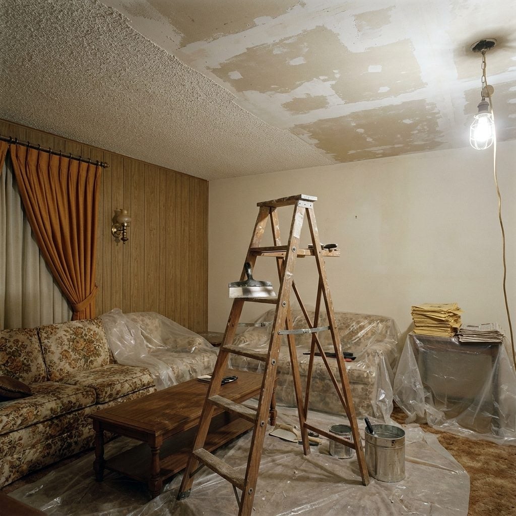 The Half-Scraped Ceiling That Marked the Start of a Long Weekend