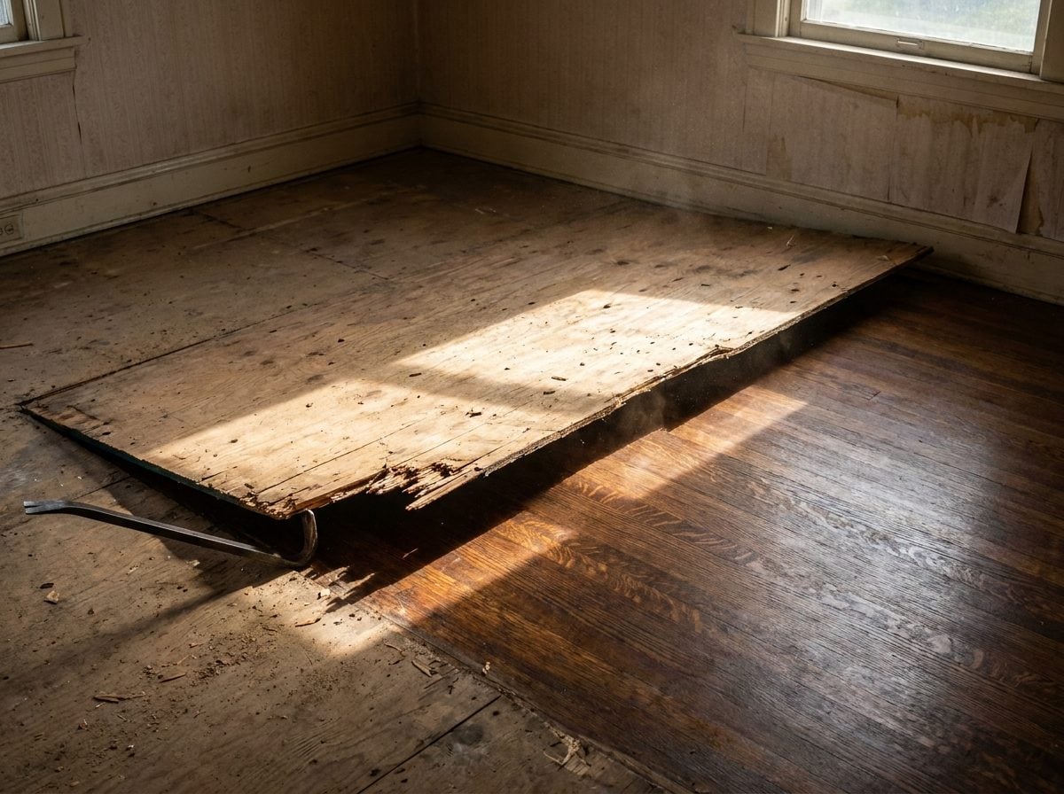 Hardwood Floors Were Old-Fashioned and Should Be Covered