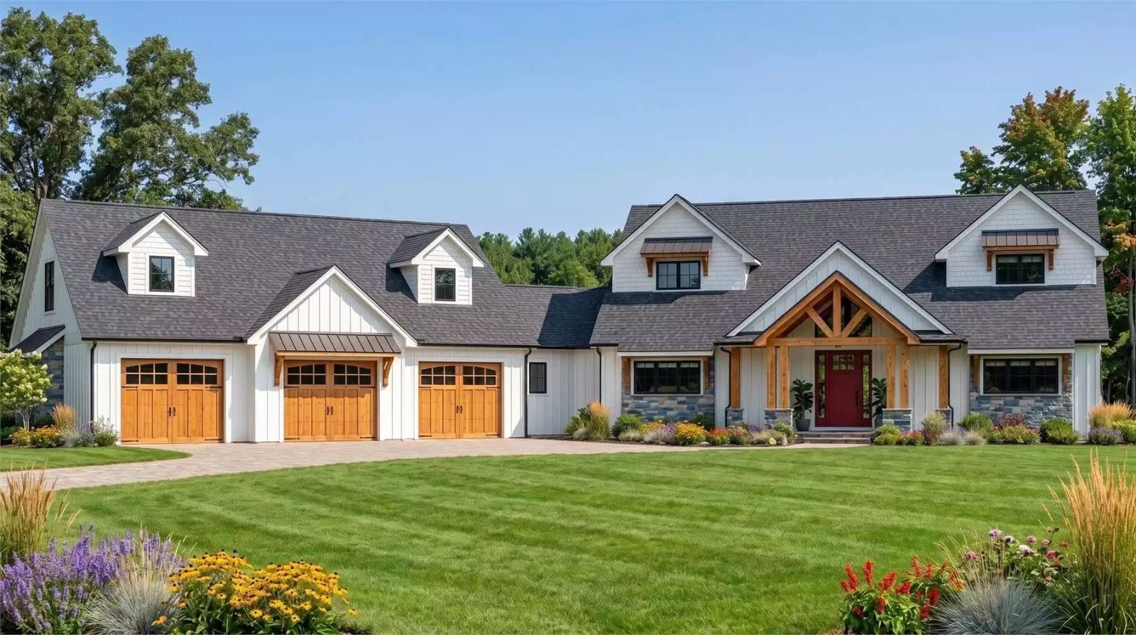 Harmon Springs 4-Bedroom Farmhouse with Bonus Room Designed for Families with In-Laws Who Might Be Moving In Whether You Like It or Not (Floor Plan)