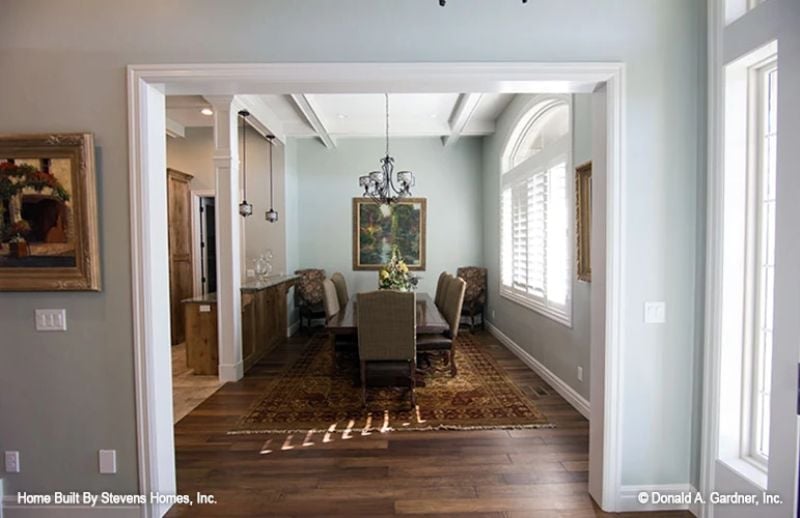 Coffered Ceilings, Persian Rug, and a Table Built for Staying Too Long