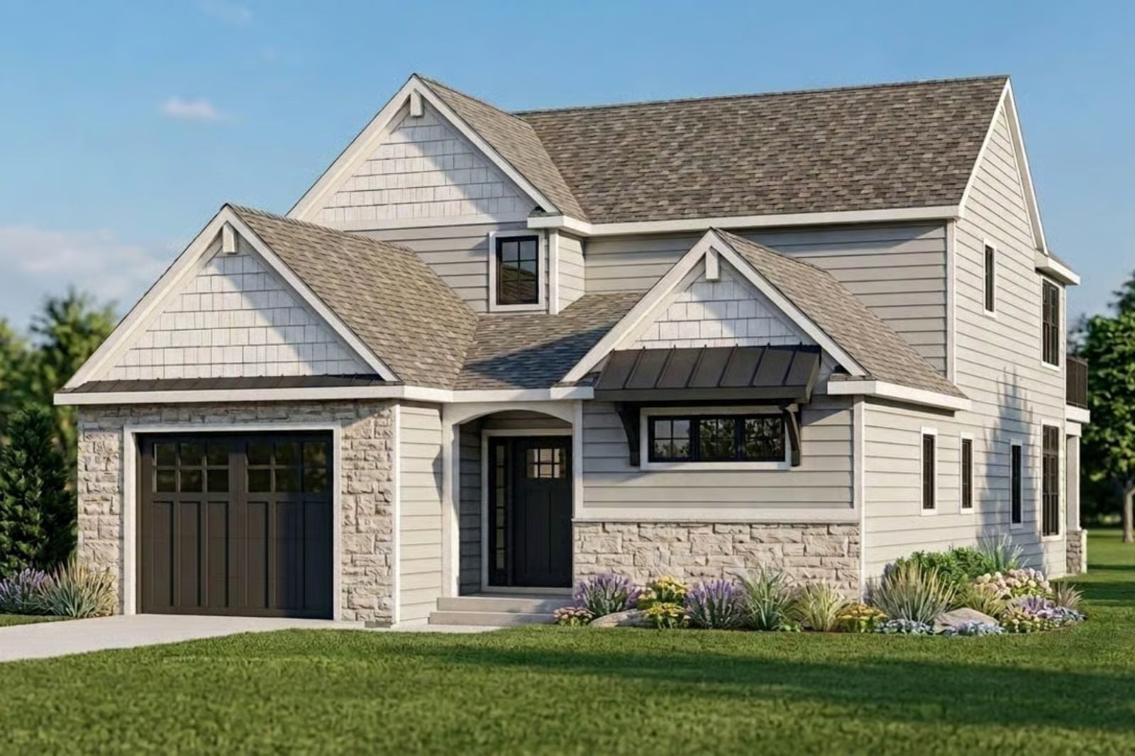 Shakestone 3-Bedroom Craftsman House Plan with Loft (2,200 Sq. Ft. Floor Plan)