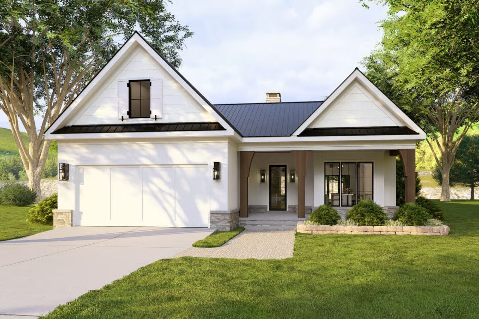 Hayfield 3-Bedroom Barndominium with Screened Porch Designed for Couples Who Treat Mornings on the Porch as Sacred (Floor Plan)
