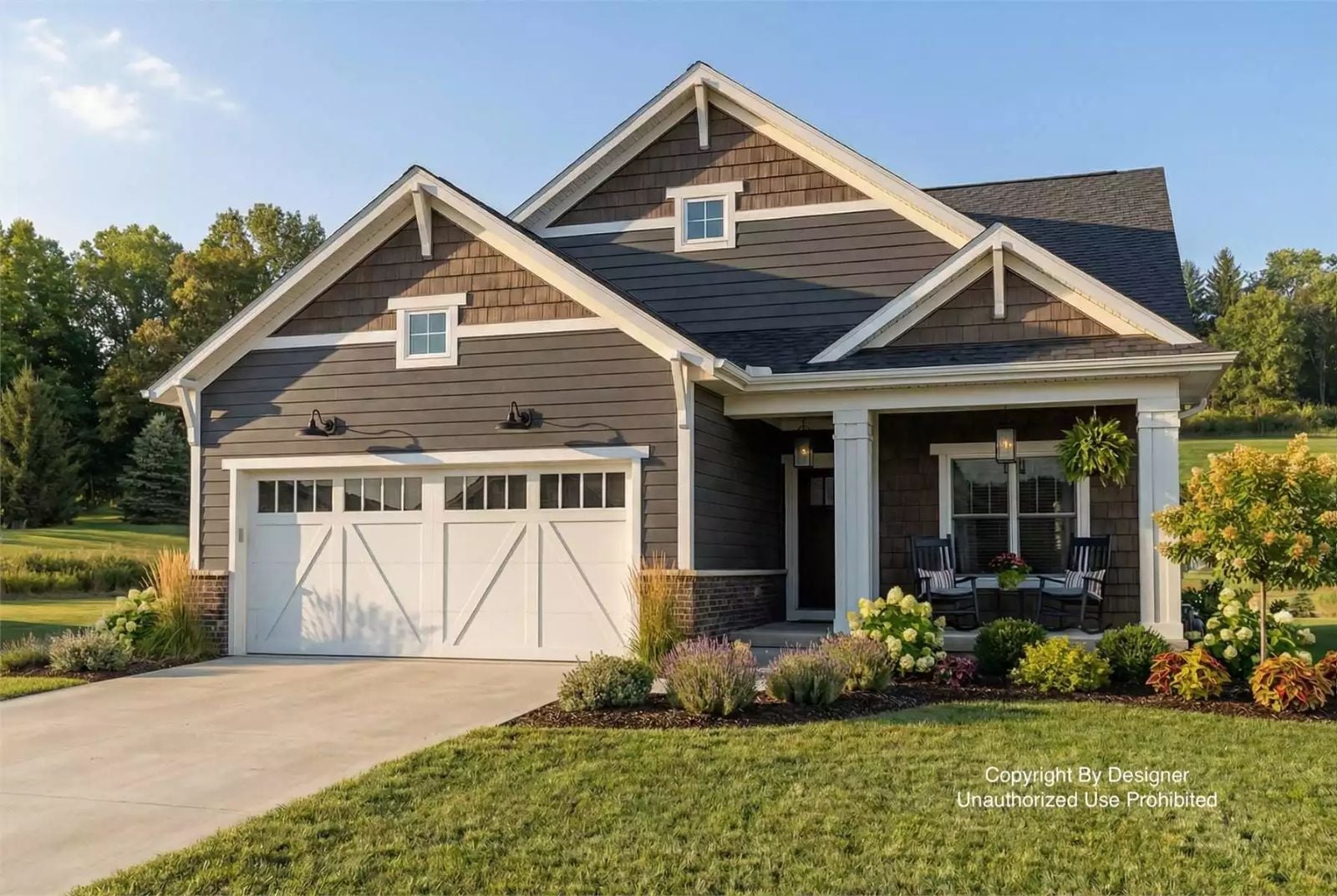 Holdworth 2-Bedroom Transitional Cottage with Front Porch Designed for Couples Who Love a Quiet Morning Coffee More Than Anything (Floor Plan)