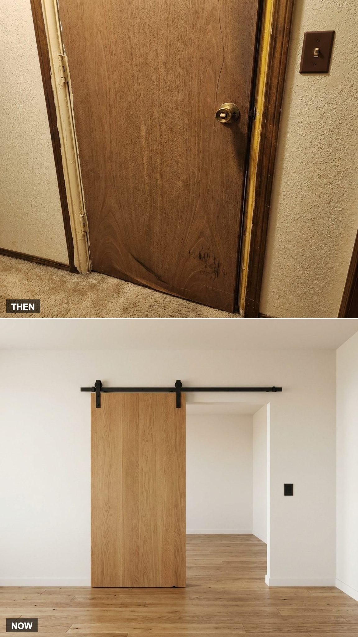 The Hollow-Core Door Versus the Sliding Barn Door