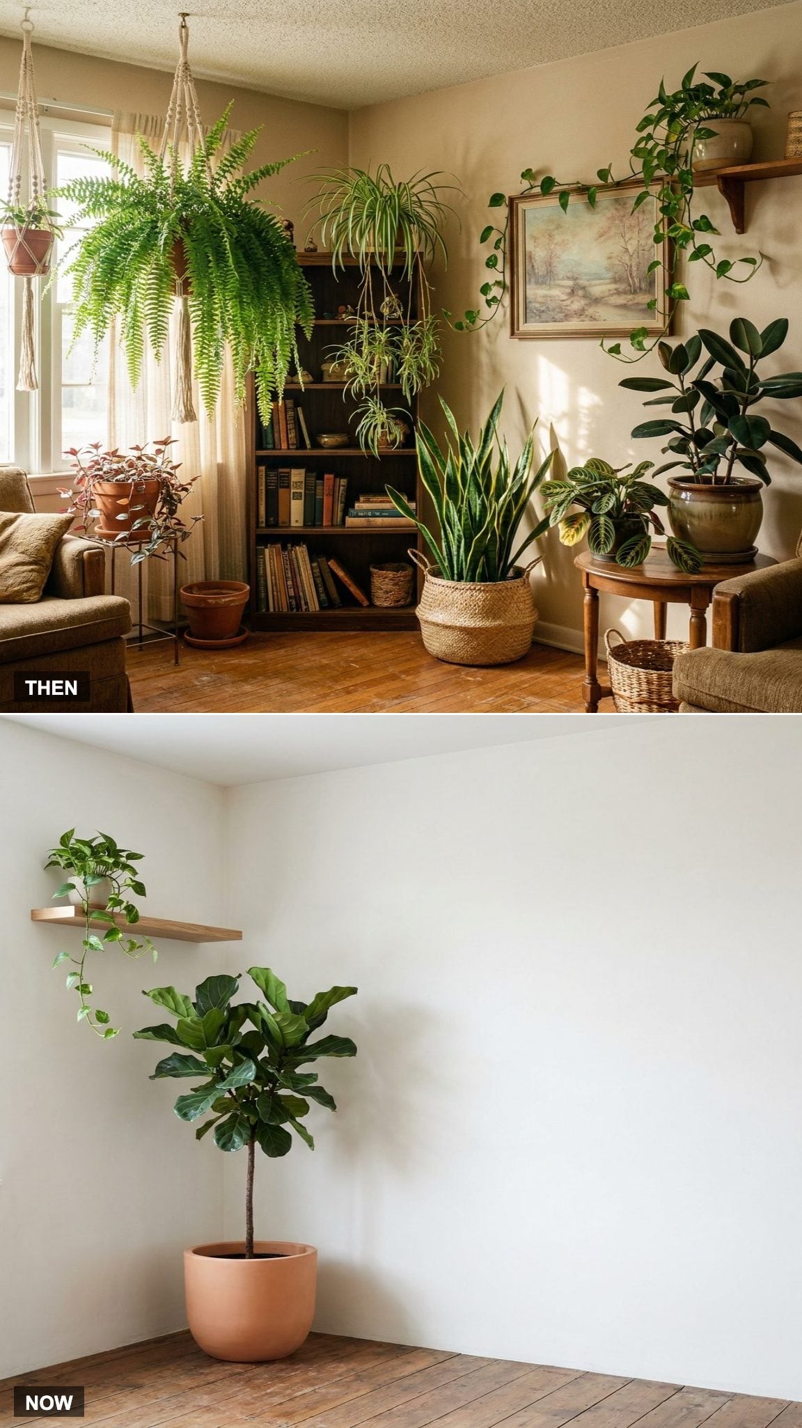 Houseplants Were Scattered Everywhere