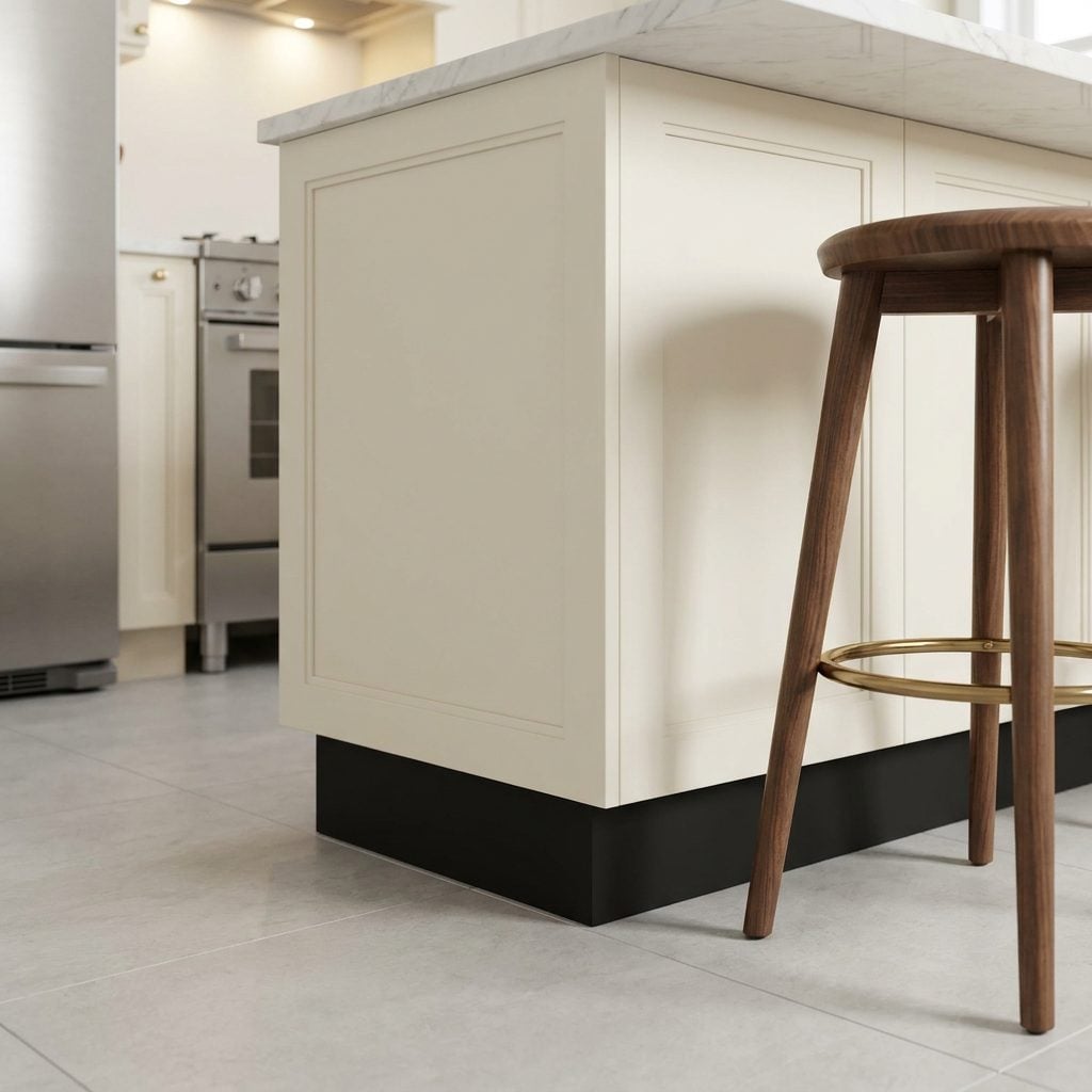 How Toe Kick Depth on the Island Base Quietly Steals Your Stool Footrest Zone