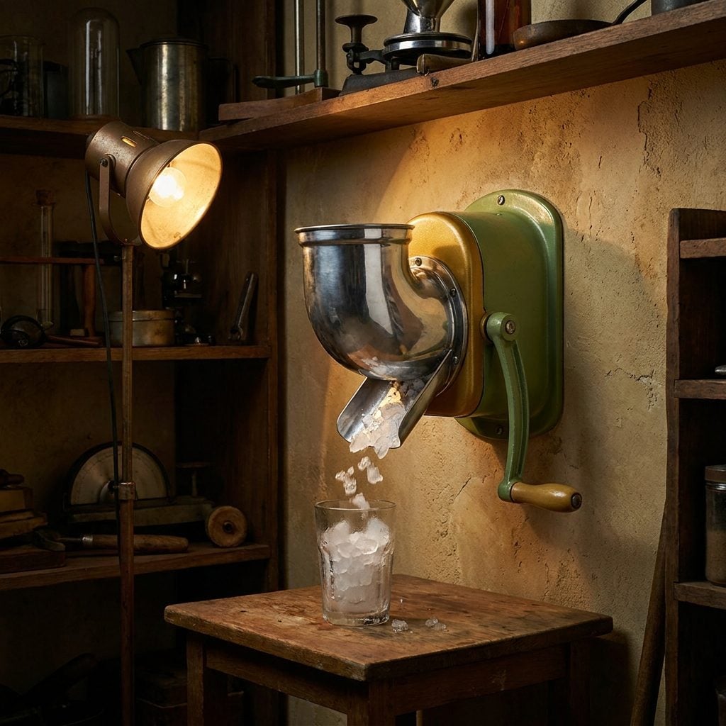 The Ice Crusher Mounted Right on the Wall